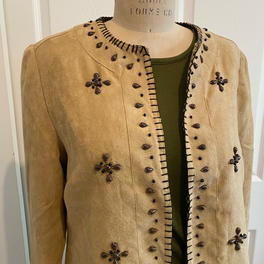 Suede Blazer Jacket - Picture 7 of 14